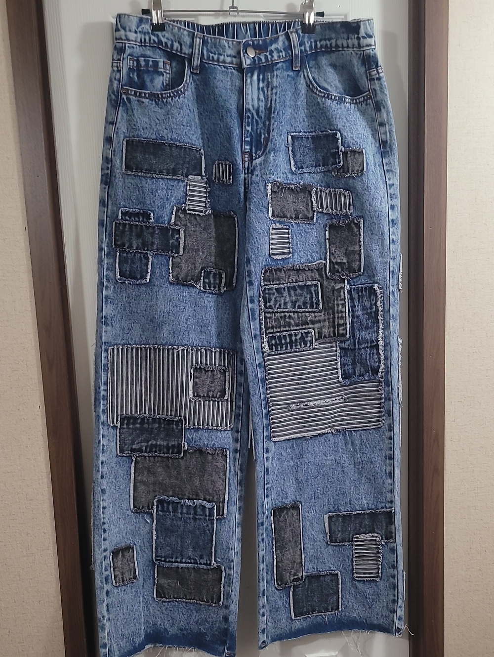 Oli & Hali Jeans Patchwork Light Blue Women’s Jeans
